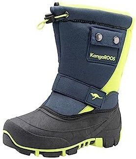 KangaROOS - Kanga-Bean II - Snowboots - Navy / Limoen