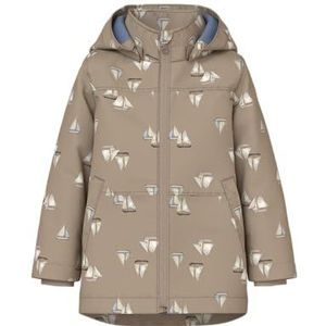 Name it mini Jongens Nmmmax Li Jacket AOP, silver mink, numeric_92