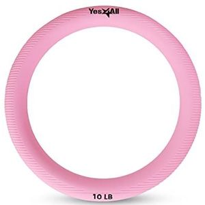 Yes4All One-for-All Power Ring 10 lbs/All-in-One Weight Ring, Gewogen Circle, Kettlebell voor Yoga Oefening, Home Fitness, Aerobics, Core Training. Non-Slip. Geurloos