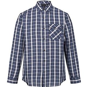 Regatta Lonan herenhemd met ruitpatroon, lange mouwen, van katoen, ademend, met polyester voering en borstzak