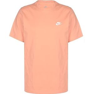 Nike NSW Club T-shirt, Orange Trance, M heren, Oranje Trance, M