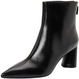 BOSS - Enkellaarsjes - Zwart - Leren - Reliëflogo