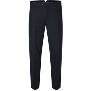 SELECTED HOMME Heren Slhslim-Reed Wool TRS Noos, Donkerblauw, 50