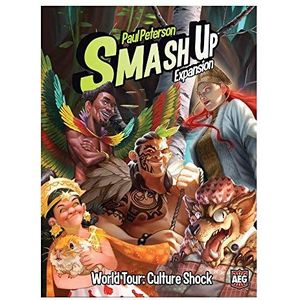 Alderac Entertainment - Smash Up World Tour Culture Shock - Card Game - Standalone - Expansion - For 2-4 Players - From Ages 14+ - English