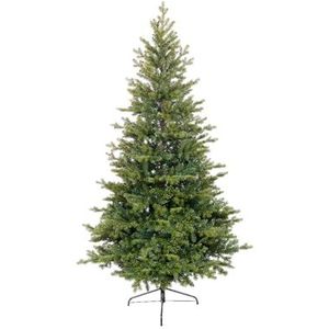 Lumineo kerstboom, grijs/wit, diameter 162,00 - H 270,00 cm