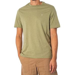 FARAH® Eddie Tee T-shirt voor heren, oil green, S