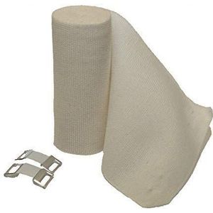 Elastische Bandages Roll Ideal Extensible Compressieverband met Bandages Stopper 10 x 5 m - 10 stuks - Origineel Cura Farma