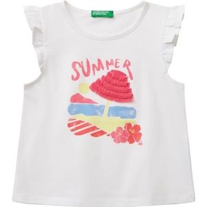 United Colors of Benetton T-shirt, Wit, 116