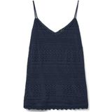 VERO MODA - Vmhoney Lace Singlet - Top - Marineblauw - 1 stuk