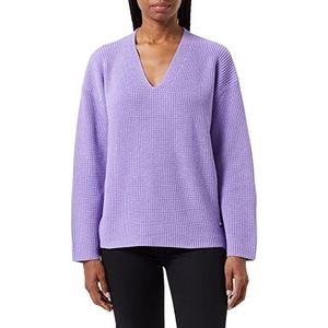BOSS Dames Gebreide Sweater, Helder Paars, XL