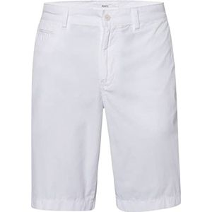 BRAX Bari Cotton Gab Sportieve Chino-Bermuda Klassieke shorts voor heren, wit (white 99), 23 Kurz