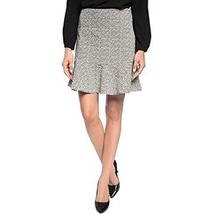 ESPRIT dames ruches rok met volant, mini