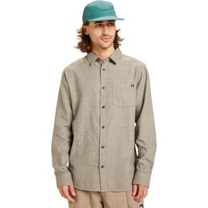 Quiksilver - Motherfly Heather - Overhemd - Katoen Geborsteld Flanel - Lange Mouwen