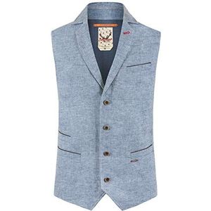 Stockerpoint Heren Bacon Business-pak Vest, blauw (rook), 52