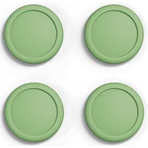 eXtremeRate PlayVital Duimgreephoezen voor Nintendo Switch, Joystick Covers voor Nintendo Switch Lite, Siliconen analoge hoes Thumbstick Grips voor Switch OLED Joycon - Matcha Groen