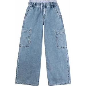 Replay meisjes wide leg jeans Aidyna, 010 Blue Denim, 10 Jaar