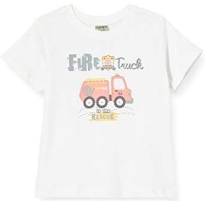 Jacky T-shirt voor jongens, maat: 128, leeftijd: 8 jaar, Basic Line, grijslang, 6521918, wit, 74 cm