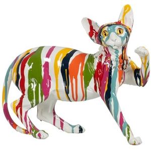 BigBuy Home Decoratieve figuur kat 32 x 13 x 28,5 cm