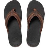 REEF - Lthr Ortho-Bounce Coast - Teenslippers - Zwart/Bruin