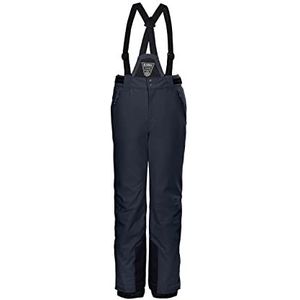 killtec meisjes Functionele broek/skibroek met afritsbare slab, sneeuwvanger en randbescherming KSW 77 GRLS SKI PNTS, donker marineblauw, 116, 37258-000