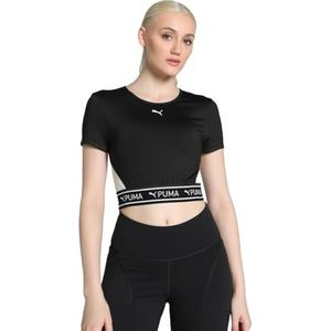 PUMA - T-shirt - Zwart - Polyester - Ronde Hals - Korte Mouwen