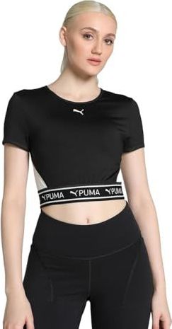 PUMA - T-shirt - Zwart - Polyester - Ronde Hals - Korte Mouwen