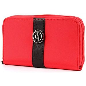 Tommy Hilfiger Dames ADRIANNA GROTE ZA PORTELS Portefeuilles, Rood - Rot (Hibiscus 283)