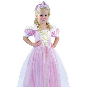 Bloemen Paolo 61343.3 – 4 – prinses kostuum meisjes, roze, 3 – 4 jaar