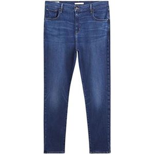 Levi's Dames Plus Size Jeans, 721 Pl Hi Rise Skinny Z3495 Dark Indigo Worn In, 24