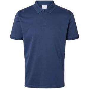 Selected Fave Button - Korte Mouw Poloshirt - Heren - Gebreid - Regular Fit