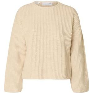 SELECTED FEMME Slfselma Sus Ls Knit O-Neck Noos, berk, L