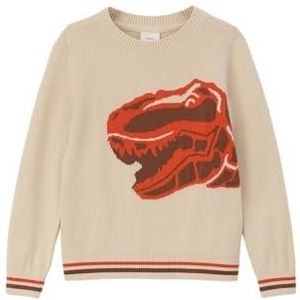 s.Oliver - Pull - Grijs - Katoen - Met Motief