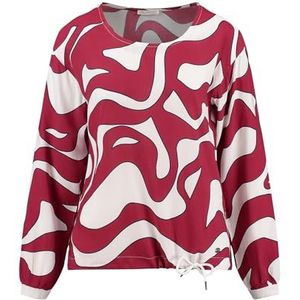 KEYLARGO Change Round Blouse voor dames, Offwhite-red (2080), L