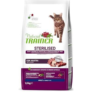 Trainer Gesteriliseerd kattenvoer – monoproteïneformule – met eend – 1,5 kg