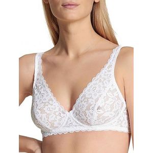 CALIDA Dames Natural Comfort Lace BH, wit, normaal