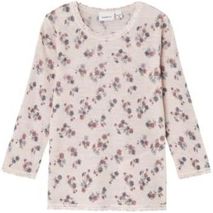 NAME IT Meisjes Nmfwang Wool Needle Ls Top Noos shirt met lange mouwen, roze, 98