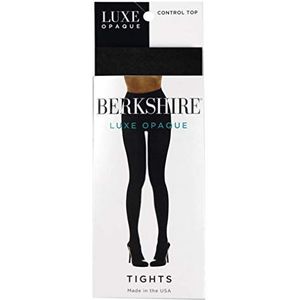 Berkshire womens Luxe Opaque Control Top 4741 Shaper Tight, Black, Small Petite US