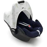 Dooky Hoody, zonneklep/zonnescherm voor autostoel, kinderwagen en buggy (met optimale UV-bescherming 40 +, alle leeftijden 0 +, past op de meeste merken, wasbaar), Toscane