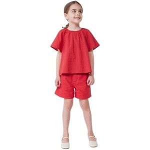 Petit Bateau Meisjes blouse met korte mouwen, Spi, 10 Jaar