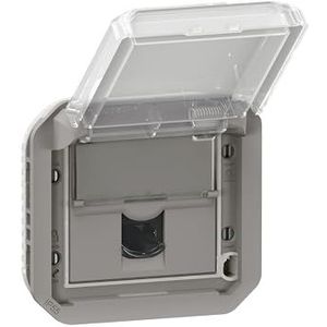 Legrand - Plexo New - Inzet RJ45 Datadoos - Grijs - Categorie 6A STP