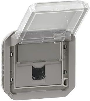 Legrand - Plexo New - Inzet RJ45 Datadoos - Grijs - Categorie 6A STP