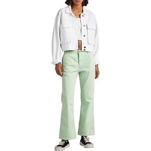 Pepe Jeans Lula-broek voor dames, Groen (Bleach Green), 30W / 28L