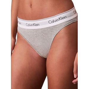 Calvin Klein High Leg Tanga slip dames  - Grijs