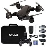 Rollei Fly 60 Combo drone, wifi-live beeldoverdracht, 6-assige gyroscoop, lange vliegtijd, app-besturing en incl. afstandsbediening