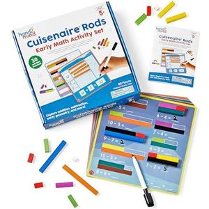 Learning Resources Cuisenaire Staven Rekenactiviteitenset, 5+, wiskunde manipulatieven KS1, Cuisenaire rekenstaven, getallenstaafjes, plaatswaarde manipulatieven, rekenbenodigdheden voor leerkrachten