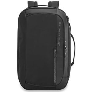 Briggs & Riley Unisex volwassen Zdx rugzak, handbagage, laptop, One Size, Zwart, M, Zdx Convertible Rugzak Duffel Carry-on