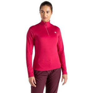 Dare2B Dames Lowline II Lichtgewicht Core Stretch Midlayer met Ilus Core Gerecycleerde warme rug stretch stof, perfect voor skiën, snowboarden en wintersport Berry Pink