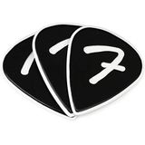 Fender® F-Grip 351 Picks, zwart (3)