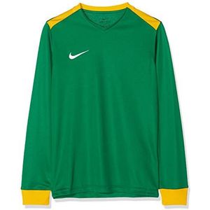 Nike Kids Y NK Dry PRK DRBY II JSY LS T-shirt met lange mouwen, pijngroen/universiteit goud, XS