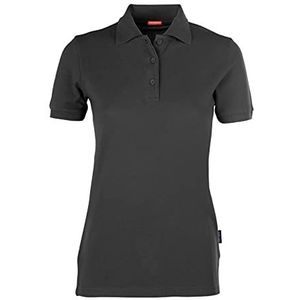 HRM Dames Heavy Performance Polo, Donkergrijs, Maat M I Premium Dames Poloshirt I Basic Polo Shirt Wasbaar tot 60°C I Hoogwaardige & Duurzame Dameskleding I Werkkleding